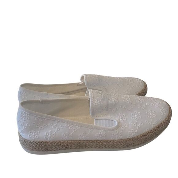 Esprit Nadine White Espadrille Slip-Ons in Ladies size 11M - Picture 4 of 7